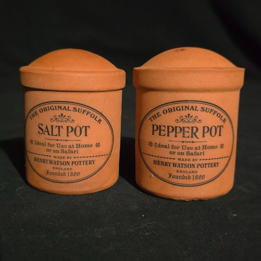 Henry Watson The Original Suffolk England Salt & Pepper Shakers